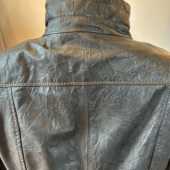 Daniel soft black leather jacket - Picture 4 of 7